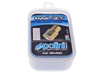 main jet set Polini for Mikuni carburetor size 130 to 175