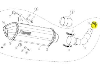CLAMP MUFFLER X-CITY 250