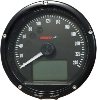 D75 SPEEDOMETER BK 0-240 KMH