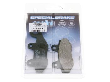 brake pads Polini organic for Keeway, Kymco, Peugeot, TGB