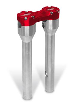 RISER STRAIGHT 12 SILVER/RED 1