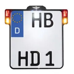 LIC.PLT.3IN1 W/TL BK DE