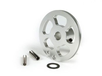 Gear change roller -BGM Pro made by JPP- Lambretta LI (series 3 since 1966), LIS (since 1966), SX, DL, GP - silver anodised