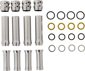 PUSHROD TUBE COVERS 10G CHROME
