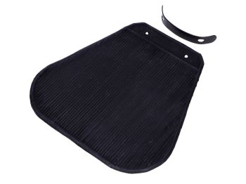 Splash guard black with retaining plate for Velo Solex