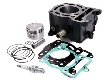 cylinder kit 125cc 53.7mm for Yamaha Majesty, Teos, Benelli Velvet, Madison, Italjet Jupiter, Malaguti F12, MBK Skyliner LC 125 4-stroke 2-valve