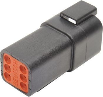 RECEPTACLE DEUTSCH BLK 6