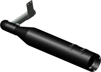 GHOST PIPE 09-UP FL BLK