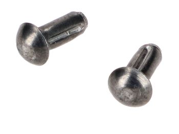 Nameplate notched nail for Zündapp Bergsteiger C 50 frame