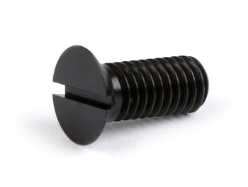 Screw -BGM ORIGINAL, DIN 963- M6 x 15mm (used for carburator box/engine Vespa PX (-1984), Rally180 (VSD1T), Rally200 (VSE1T), Sprint150 (VLB1T), TS125 (VNL3T), GT125 (VNL2T), GTR125 (VNL2T), GL150 (VLA1T), Super, VNA, VNB, VBA, VBB)