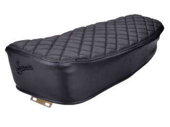 Seat kit Schmitt Raute quilted, black / black for Simson S50, S51, S70