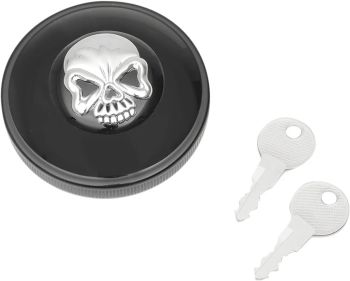 CAP VNT W/LOCK SKL BLK