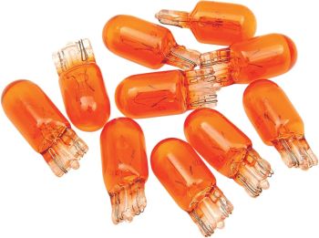 BULB AMBER 5W T10 10PK