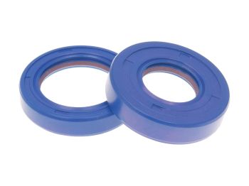 crankshaft oil seal kit Polini FKM/PTFE for Minarelli AM6, Generic, KSR-Moto, Keeway, Motobi, Ride, CPI, 1E40MA, 1E40MB