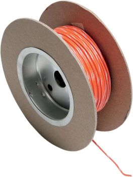 WIRE 18G 100' ORNG/WHITE