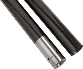 FORK TUBE 49MM 23 7/8 STOCK BLACK CARBON FIBER