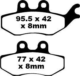 BRAKE PAD FA SER ORGANIC
