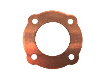Cylinder head gasket copper 0.10mm flat for Zündapp, ZD, ZL, ZX, ZS, ZE, CS, CX, GTS, C Hai