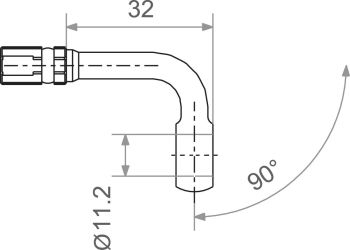 BANJO 7/16 90 BK