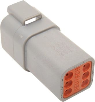 RECEPTACLE DEUTSCH GREY 6