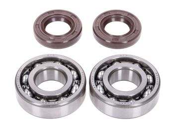 crankshaft bearing set Naraku FKM Heavy Duty for Derbi EBE, EBS, D50B