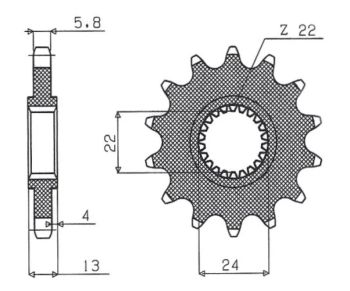 DRIVE SPROCKET 520 16T