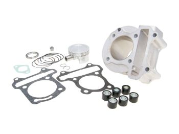 cylinder kit Polini aluminum sport 80cc 50mm for GY6 China Scooter, Kymco 4-stroke, 139QMB / QMA