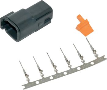 CONN KIT 6POS 74106-98BK