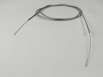 Universal cable -Ø=1,2mm x 2500mm, hose= 2200mm, fitting Ø=3,0mm x 3mm- used as throttle cable - plaited cable PE - grey