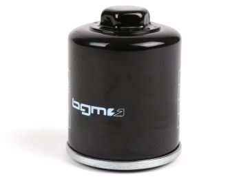 Oil filter -BGM Quick Mount- Piaggio 125-200cc Leader, 250-300cc Quasar/HPE - with hexagon head (WS=21) - suitable for e.g. Vespa GTS125-300, HPE, iGet, GT, GTV, GTL, Sprint/Primavera 125, Runner VX125, VXR180, Aprilia Sport City