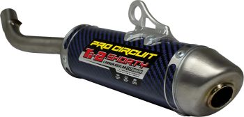 SILENCER TI-2 R304 TI/BLUE/CARBON FIBER YZ 125