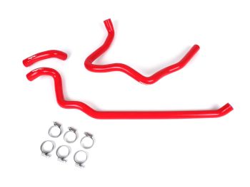 Coolant hose set -BGM PRO silicone 180°C- Vespa GT 125-200, Vespa GTL 125-200, Vespa GTS 125-300, Vespa GTV 125-250 - red
