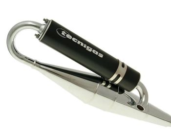 exhaust Tecnigas Next-R chrome for Minarelli vertical