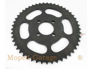 Sprocket steel 49 teeth 44mm black for Yamaha DT 50 M, MX, RD FS 1 DX, TY 80 GT 80, TZR