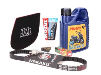 service / maintenance kit 7-piece for Kymco horizontal 2-stroke (SF10)