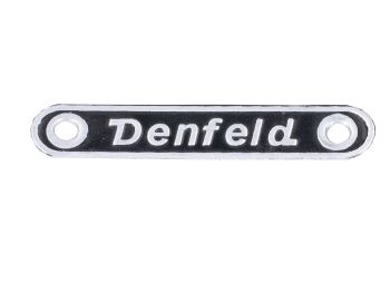Emblem Denfeld aluminum 58mm black for Zündapp, Kreidler, Hercules, Puch, Miele, DKW, KTM, Rixe, Zweirad Union, NSU moped, moped, mokick