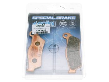 brake pads Polini sintered for MBK Skyliner, Yamaha Majesty, Piaggio X9, Gilera Nexus, GP800, Suzuki UH Burgman 125, 150