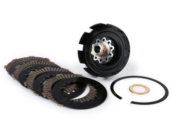 Clutch Set -BGM Pro Superstrong CNC Ultralube, Type Cosa2/FL- Vespa PX - without clutch pinion, with clutch plates Type BGM Pro TOURING Alu
