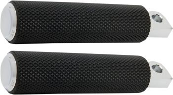 FOOTPEGS - KNURLED - CHROME