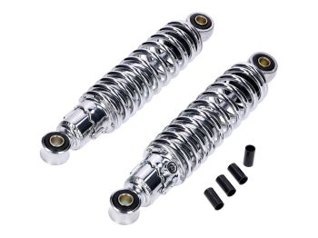 shock absorber set rear 240mm chrome
