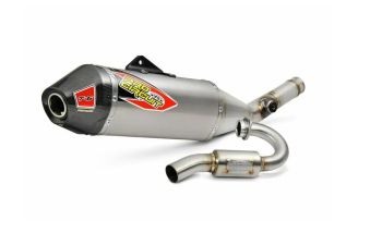 EXHAUST T6 SS/TI/CF CRF25