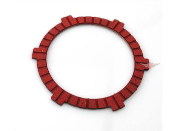 Friction plate metal carrier red for Zündapp KS 80, SX K 80