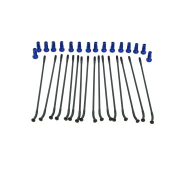 SPOKE KIT FR 17 BK/BL
