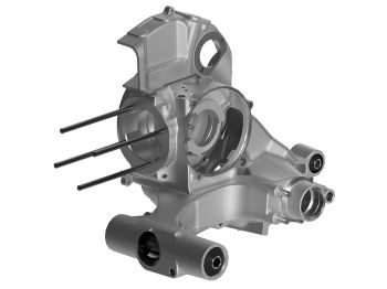 Engine case Malossi V-One rotary valve for Vespa PX 80 2T, Vespa PX 125 2T, Vespa PX 150 2T AC