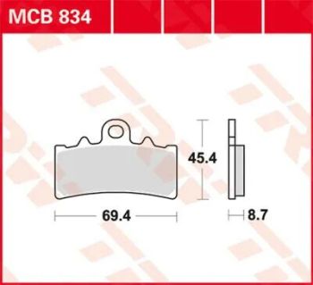BRAKE PAD SINTER ROAD