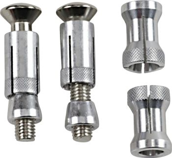 HARDWARE PB ALUM BAR END