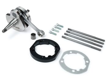 Adapter plate set / spacer 210cc J&G with BGM crankshaft 2% for Vespa PX80, PX125, PX150, Cosa125, Cosa150, Sprint Veloce150 (VLB1T 294260-)