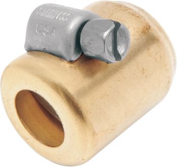 CLAMP HOSE 3/8 BRASS