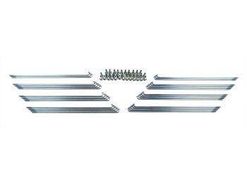 Spokes chrome 190 x 2.6mm with nipple (36 pieces) for Puch Maxi, Zündapp Automatic Moped Type 444