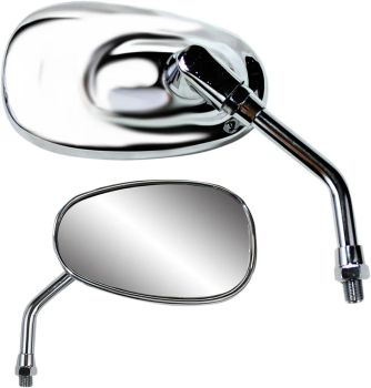 MIRROR PU MINI OVAL CHR
